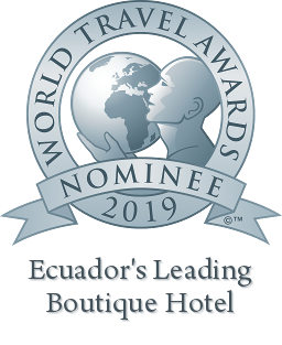 ecuadors leading boutique hotel 2019 nominee shield a - World Travel Awards 2019